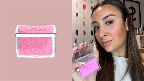 how much dior blush|Dior blush with flushed cheeks.